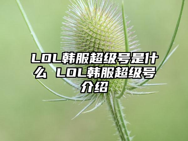 《英雄联盟》官方考虑取消LPL选手发放韩服超级账号